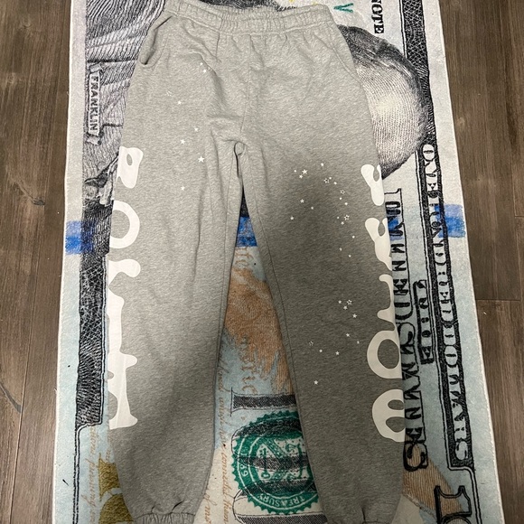 Sp5der grey sweatpants